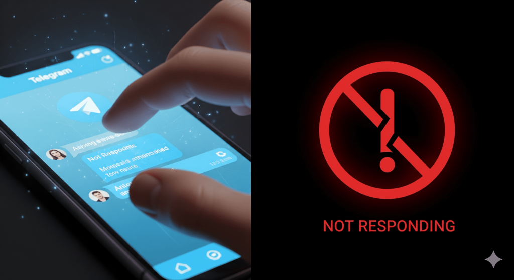 Telegram 卡住无反应，用户点击屏幕无效，提示 tg 卡顿。